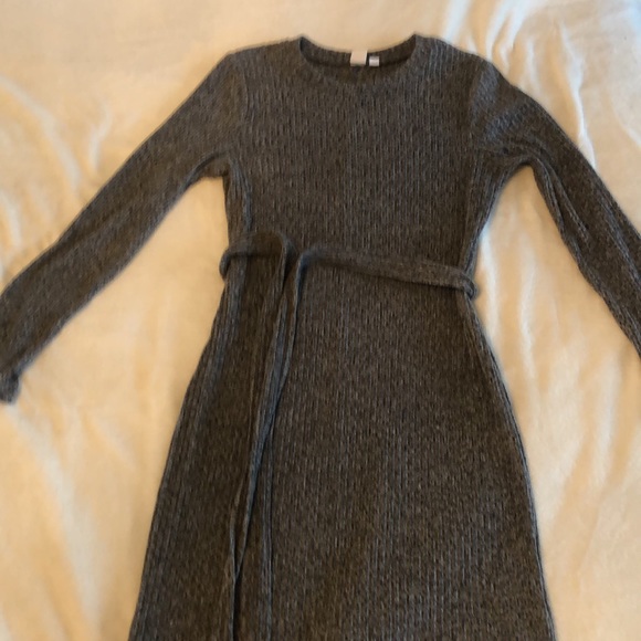 Women’s grey sweater dress size tall L - Picture 3 of 7